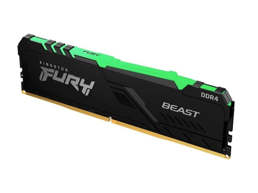 Kingston FURY Beast RGB 8GB 3600MHz DDR4 CL17 Desktop Memory in Qatar Kingston FURY Beast RGB 8GB 3600MHz DDR4 CL17 Desktop Memory in Qatar